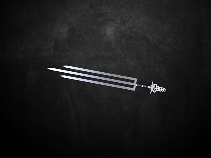 Triple Healthcare Skewers. DXF files for laser, plasma cutting