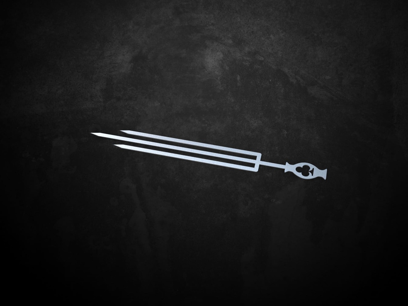 Triple Clubs Card Skewers. DXF files for laser, plasma cutting. Фото 2