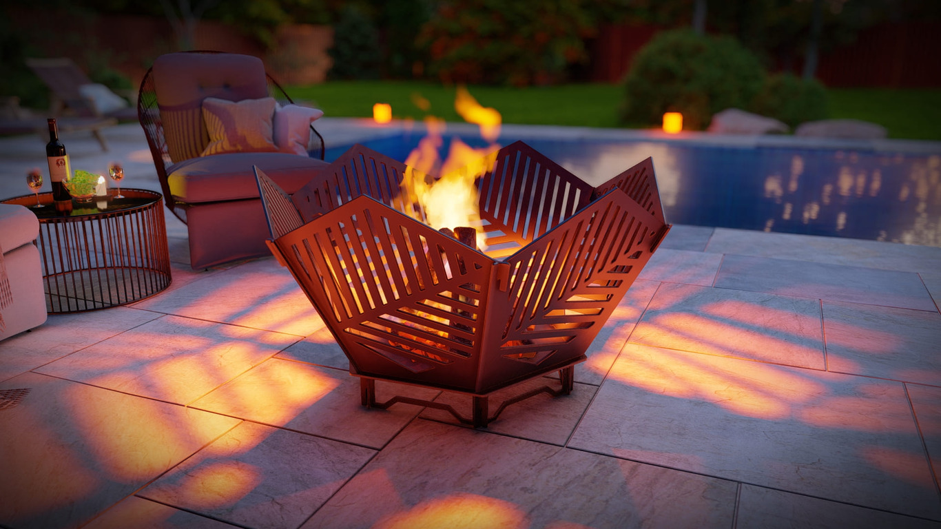 Hex Fire Pit V3. DXF, SVG files for plasma, laser cutting. Фото 8