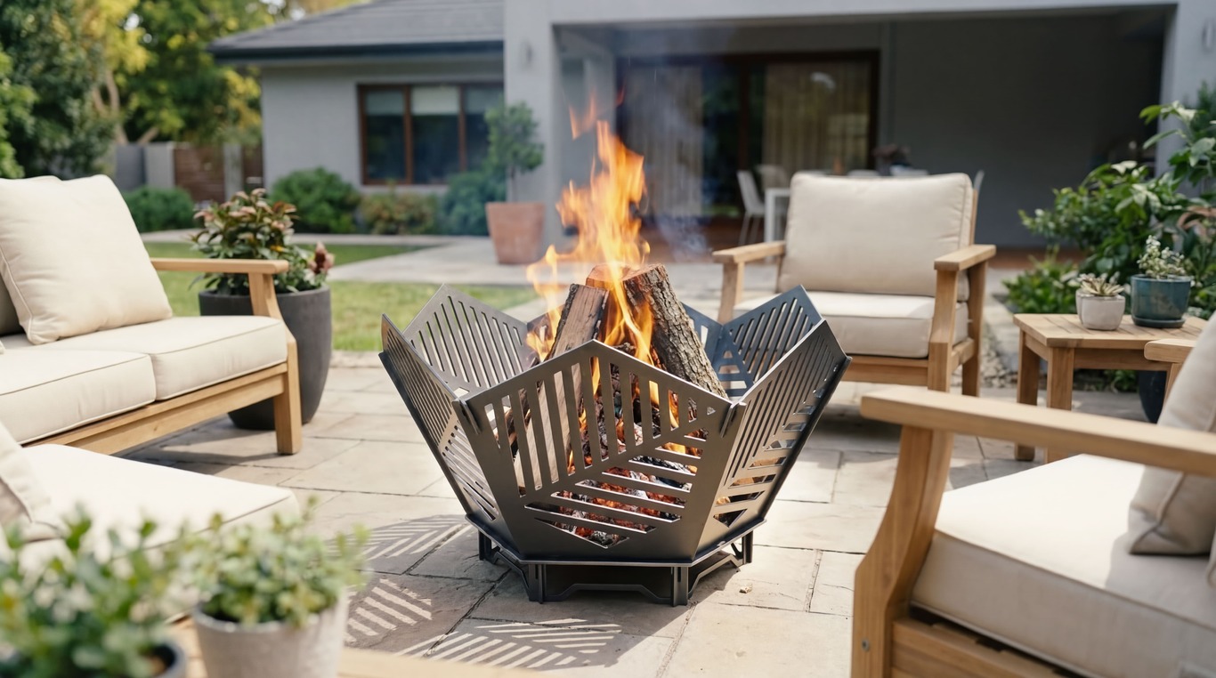 Hex Fire Pit V3. DXF, SVG files for plasma, laser cutting