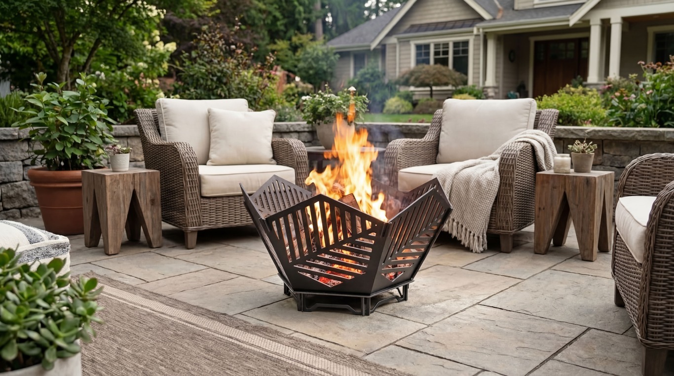 Hex Fire Pit V3. DXF, SVG files for plasma, laser cutting. Фото 2