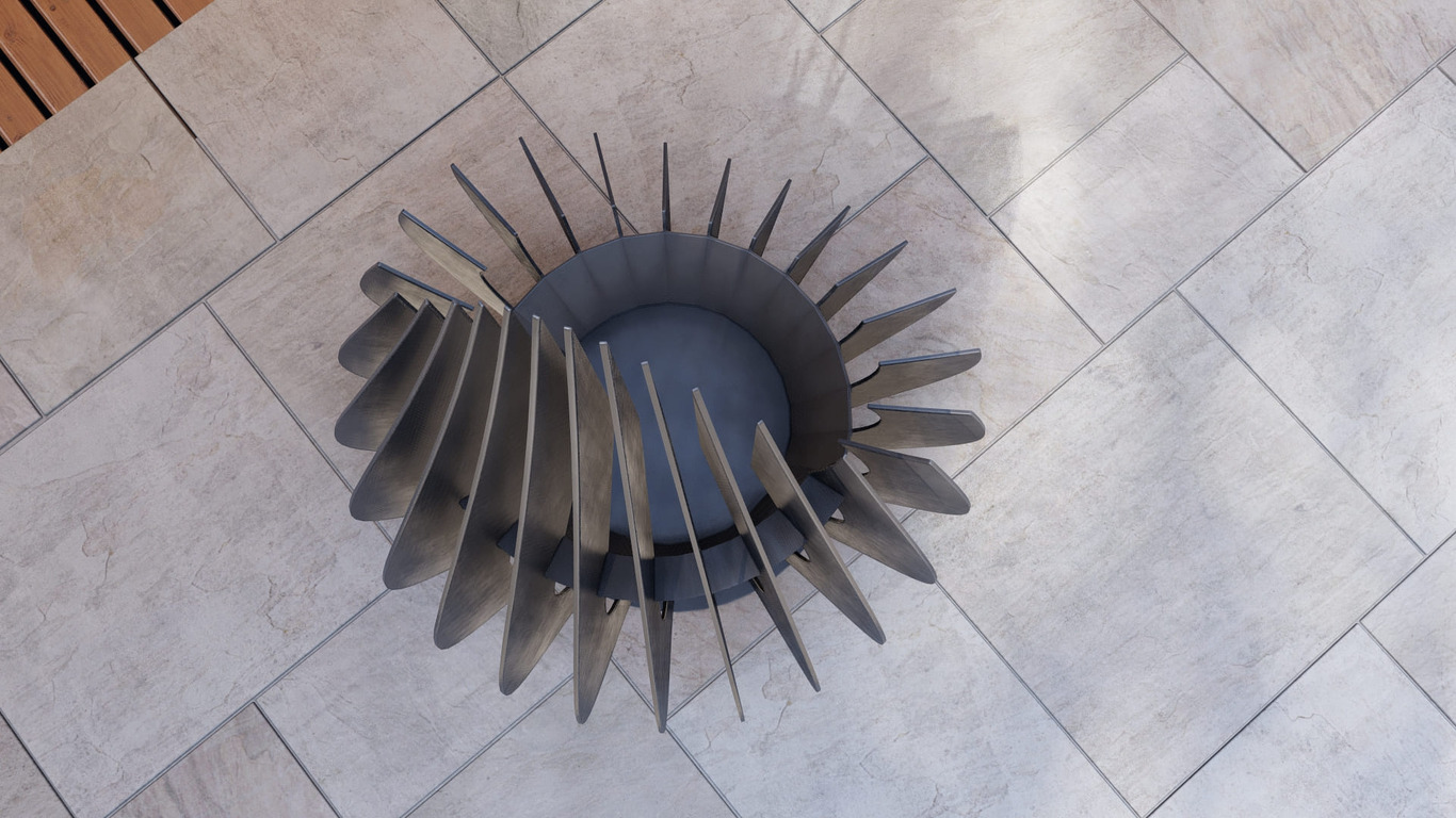 Drop Fire Pit. DXF, SVG files for plasma, laser cutting. Фото 10
