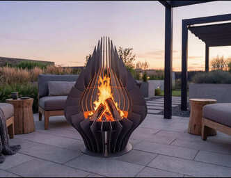 Drop Fire Pit. DXF, SVG files for plasma, laser cutting