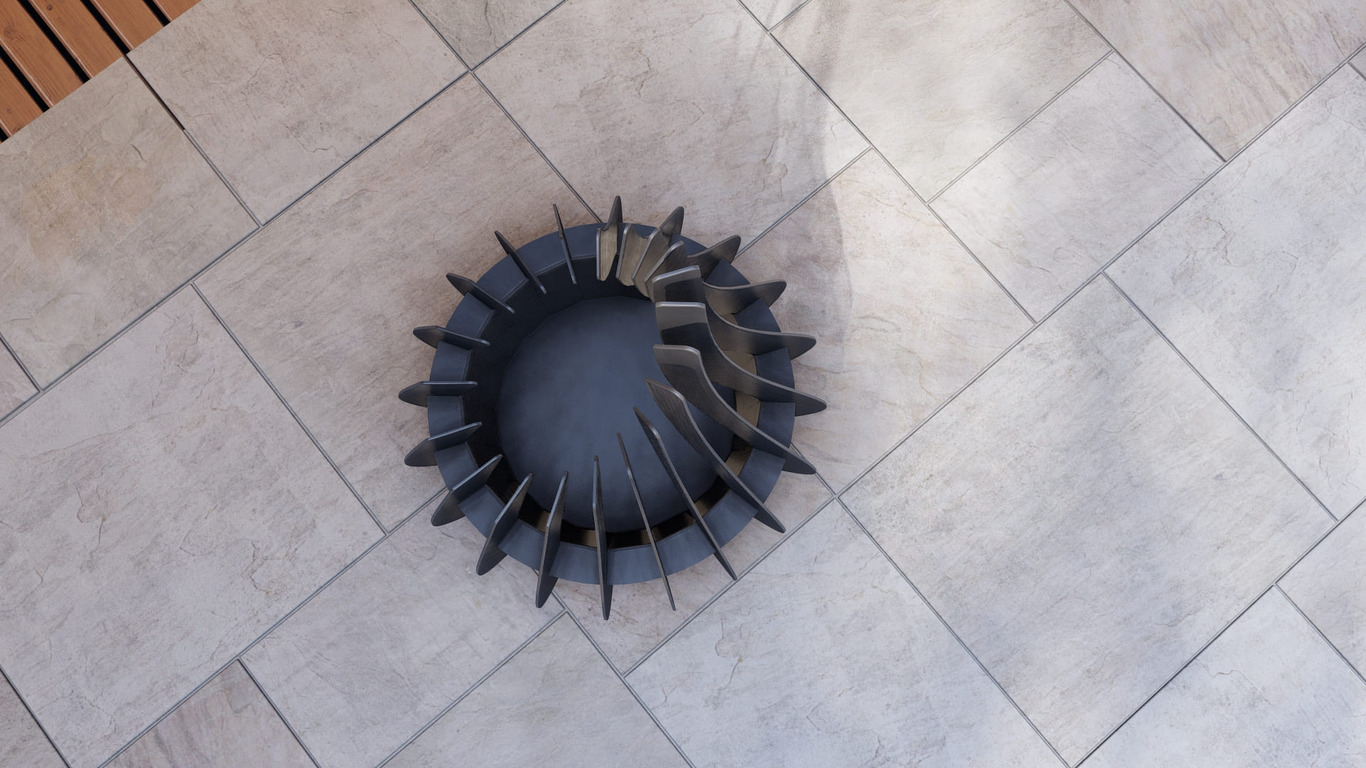 Drop Fire Pit V2. DXF, SVG files for plasma, laser cutting. Фото 12
