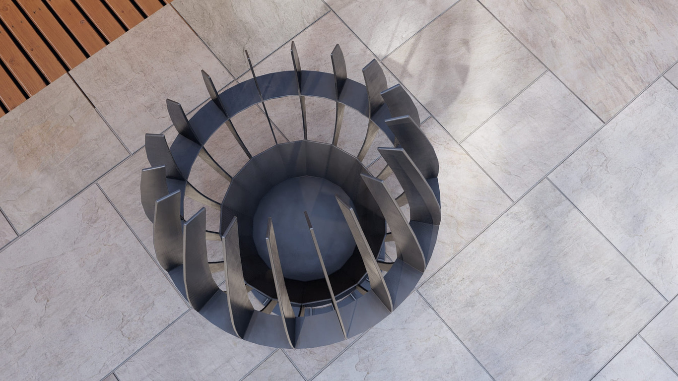 Goblet Fire Pit. DXF, SVG files for plasma, laser cutting. Фото 11