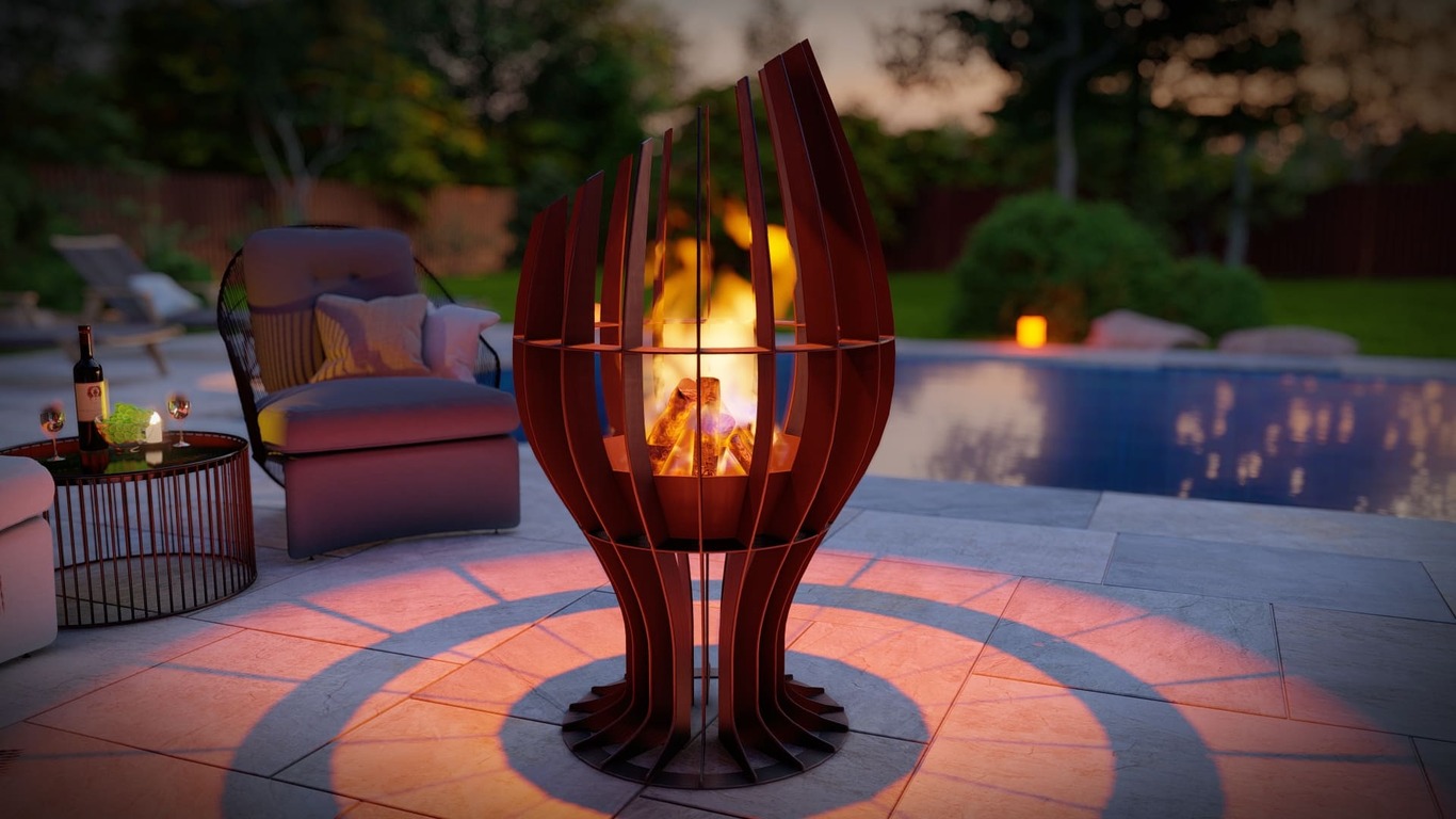 Goblet Fire Pit. DXF, SVG files for plasma, laser cutting. Фото 6