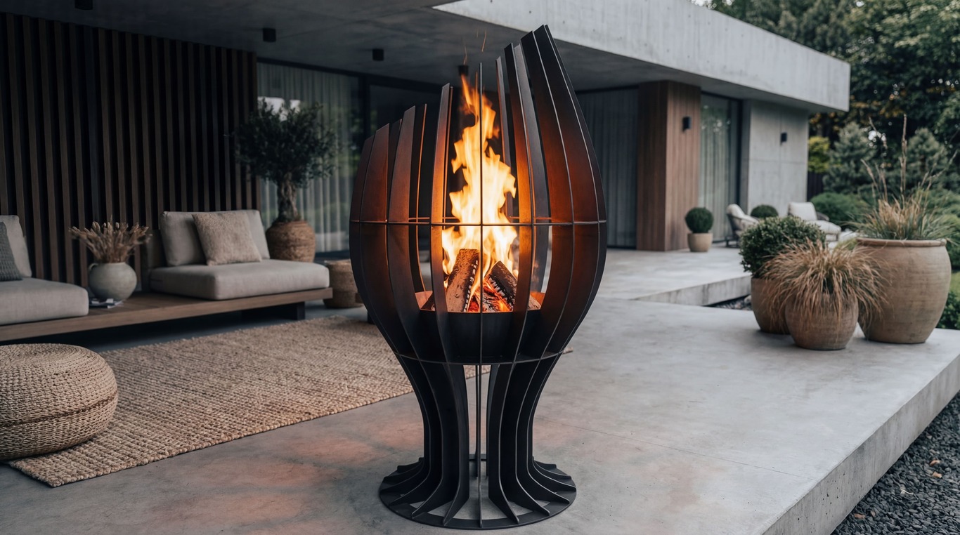 Goblet Fire Pit. DXF, SVG files for plasma, laser cutting. Фото 2