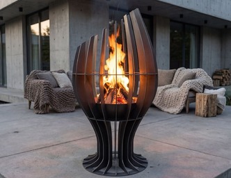 Goblet Fire Pit. DXF, SVG files for plasma, laser cutting
