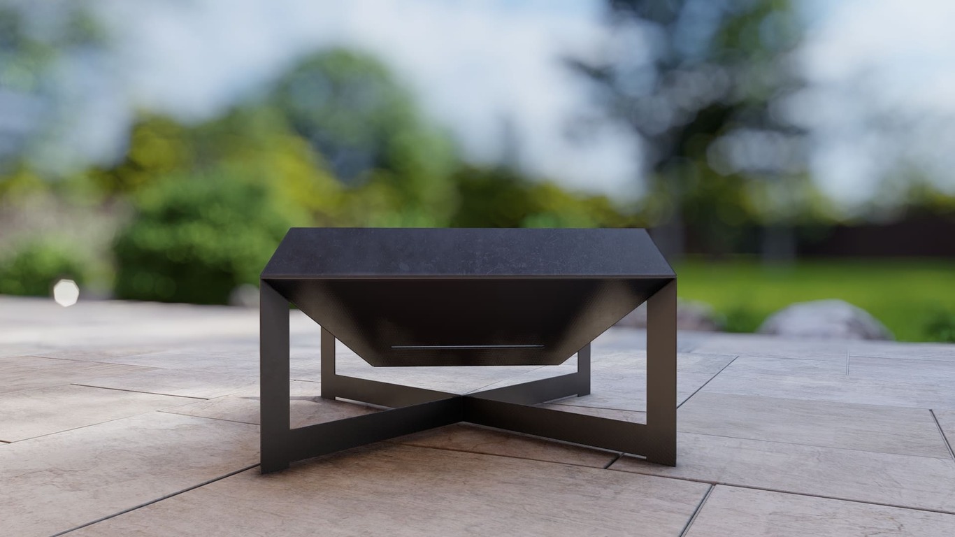 Square Fire Pit. DXF, SVG files for plasma, laser cutting. Фото 13
