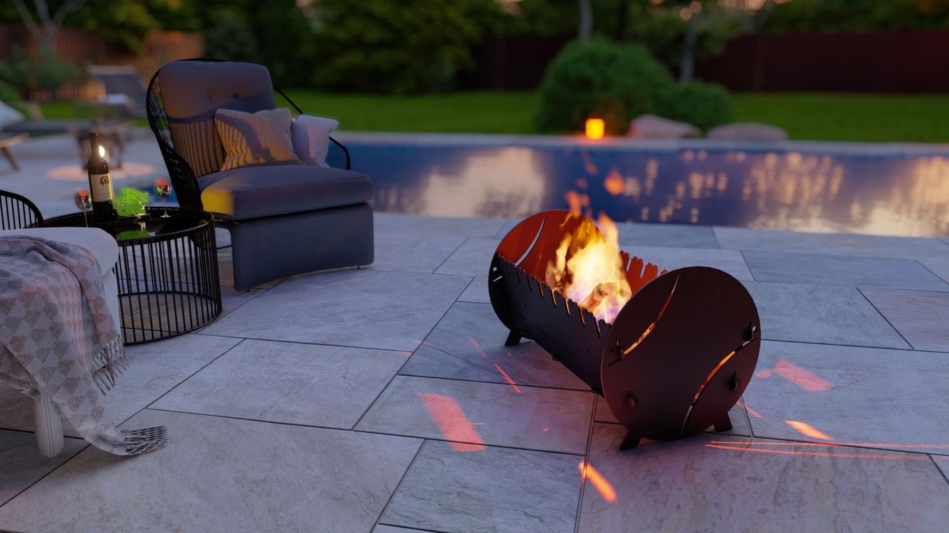 Tennis Fire Pit Grill. DXF, SVG files for plasma, laser cutting. Portable BBQ for Camping. Фото 4