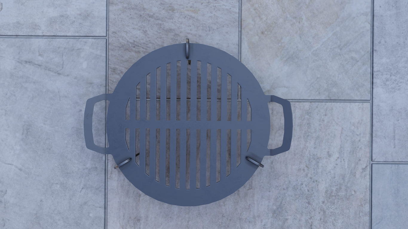 Fire Pit Grill with Legs. DXF, SVG files for plasma, laser cutting. Barbecue for Camping. Фото 15