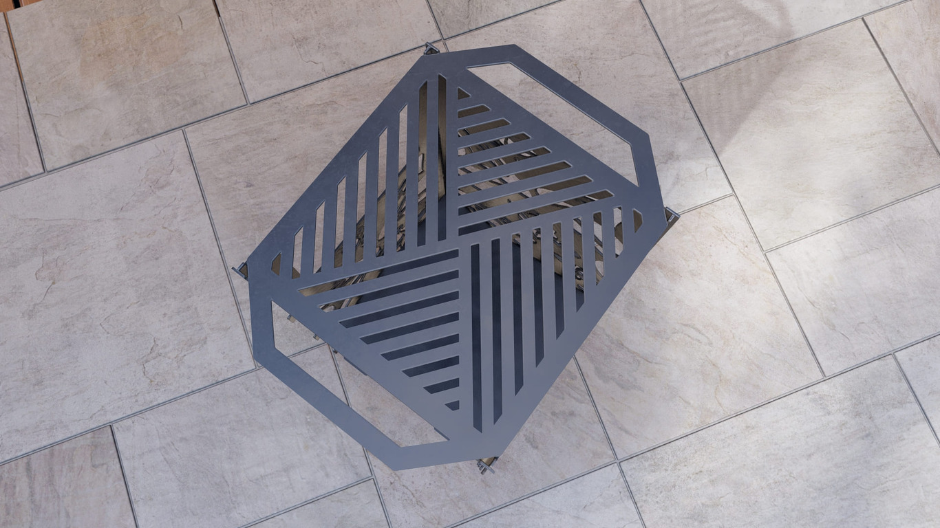 Fire Basket V1 Roses Fire Pit Grill. DXF, SVG files for plasma, laser cutting. Фото 10