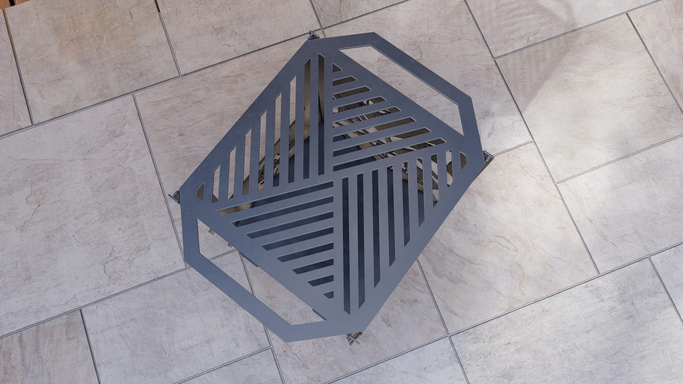 Fire Basket V2 Roses Fire Pit Grill. DXF, SVG files for plasma, laser cutting. Фото 10