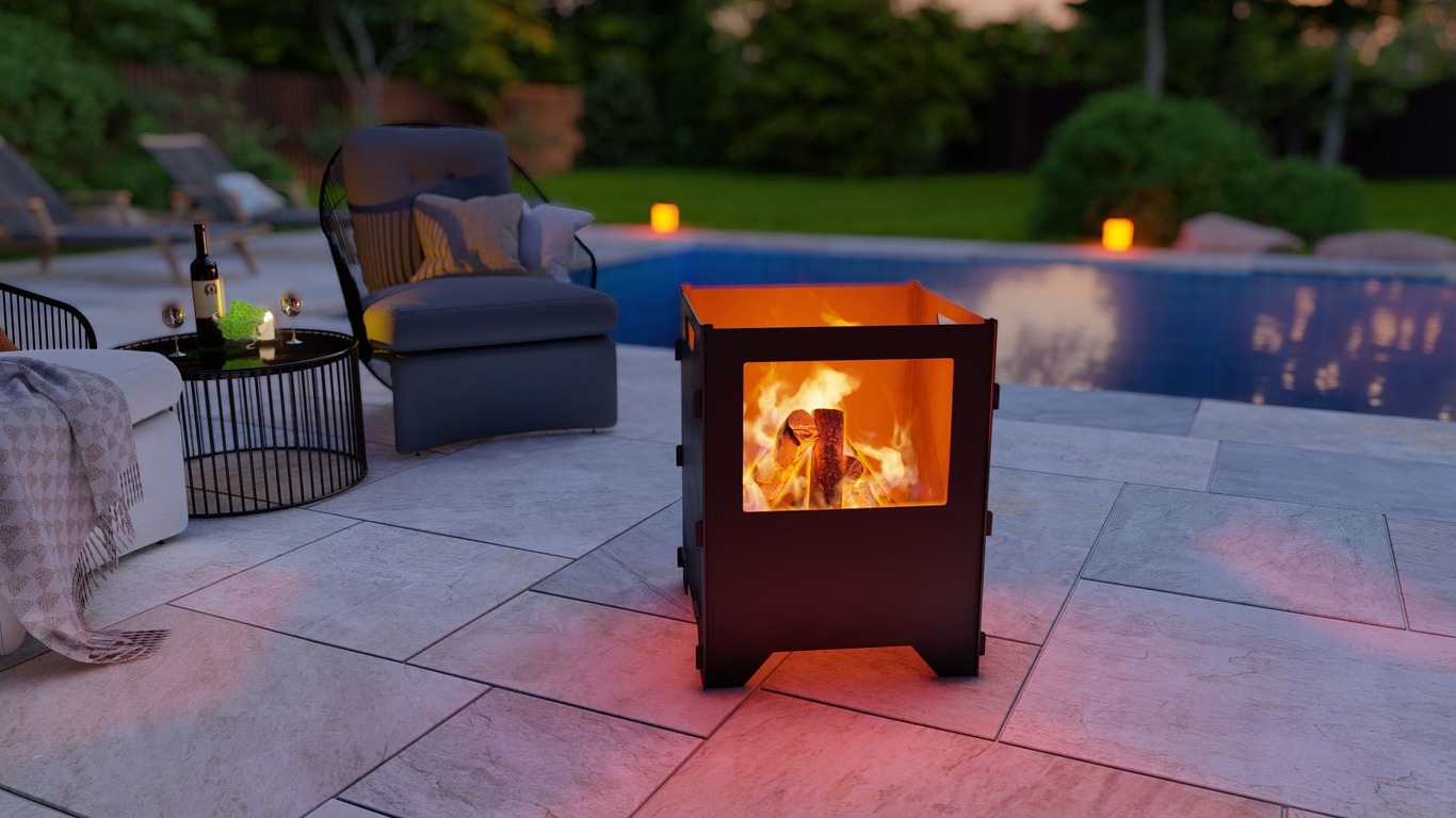 Fire Basket V3 Fire Pit Grill. DXF, SVG files for plasma, laser cutting. Фото 4