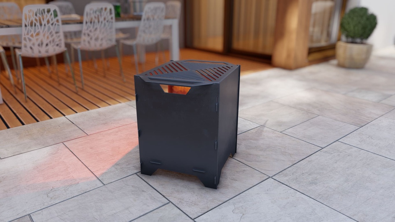 Fire Basket V3 Fire Pit Grill. DXF, SVG files for plasma, laser cutting. Фото 5