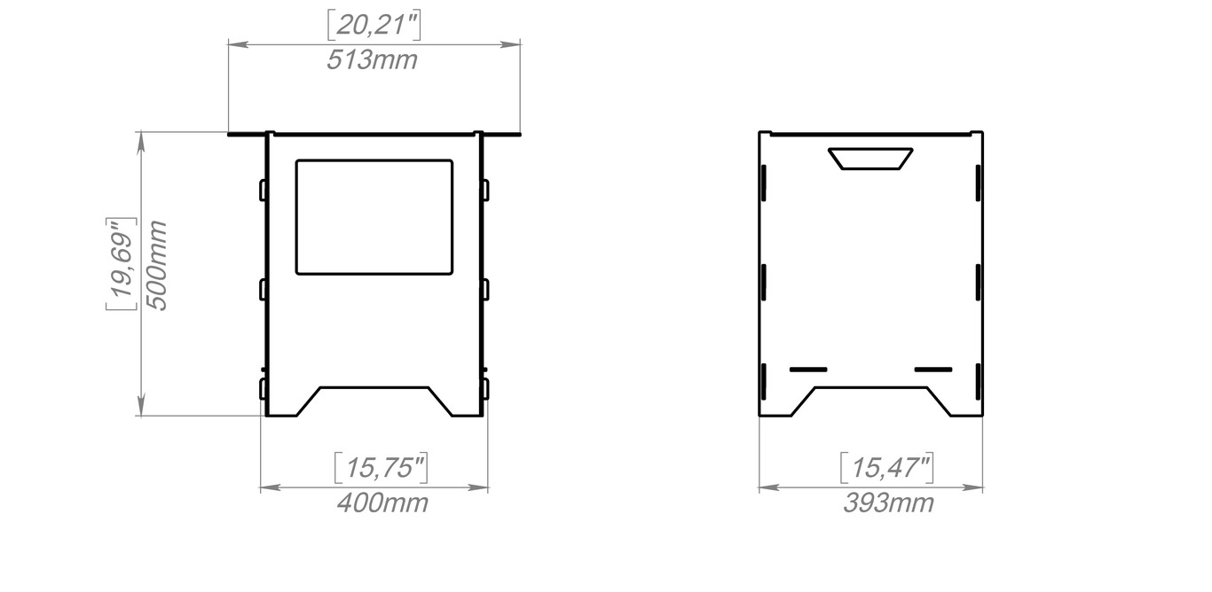 Fire Basket V3 Fire Pit Grill. DXF, SVG files for plasma, laser cutting. Фото 11