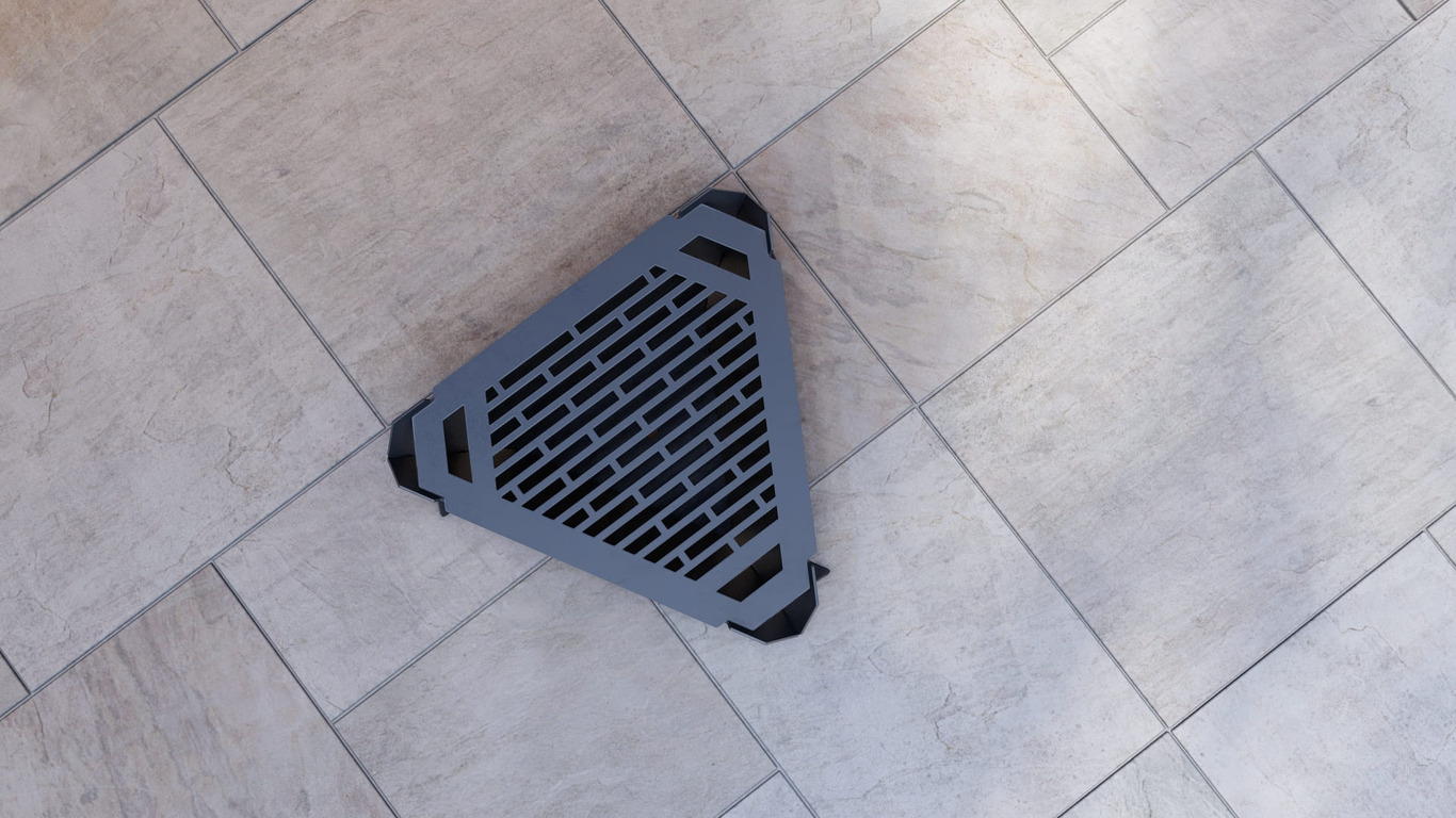 24-Inch Triangle Fire Pit Grill. DXF, SVG files for plasma, laser cutting. Фото 10