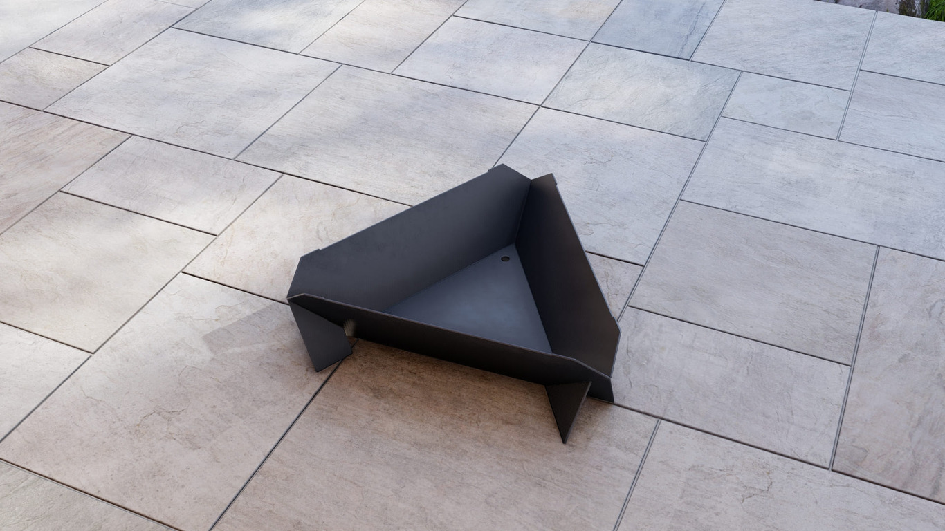 Triangle Fire Pit Grill Three Sizes. DXF, SVG files for plasma, laser cutting. Фото 13