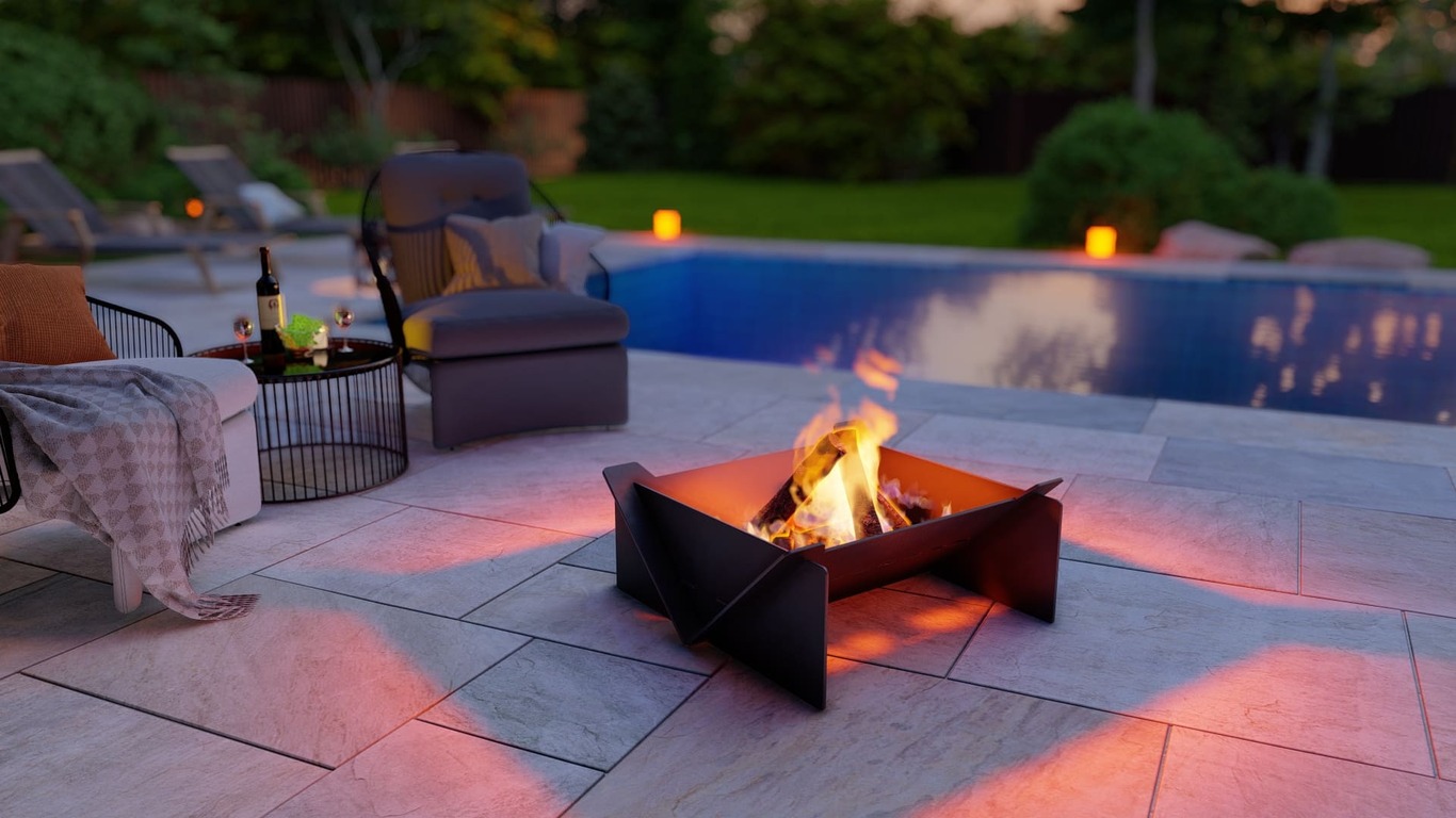 23-Inch Square Fire Pit Grill. DXF, SVG files for plasma, laser cutting. Фото 4