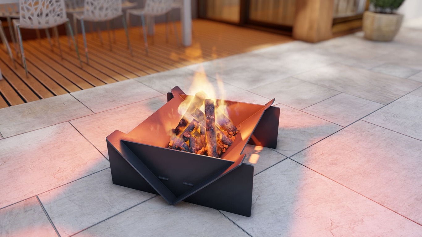 23-Inch Square Fire Pit Grill. DXF, SVG files for plasma, laser cutting. Фото 6