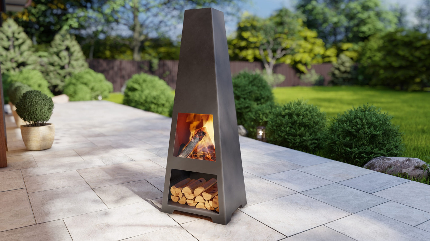 Șemineu de terasă V3 (două dimensiuni). Fișiere DXF, SVG pentru tăiere cu plasmă și laser. Chiminea. Фото 3