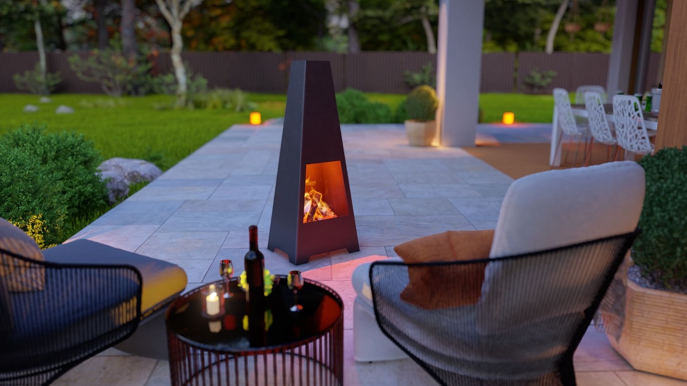 Șemineu de terasă V3 (două dimensiuni). Fișiere DXF, SVG pentru tăiere cu plasmă și laser. Chiminea. Фото 4