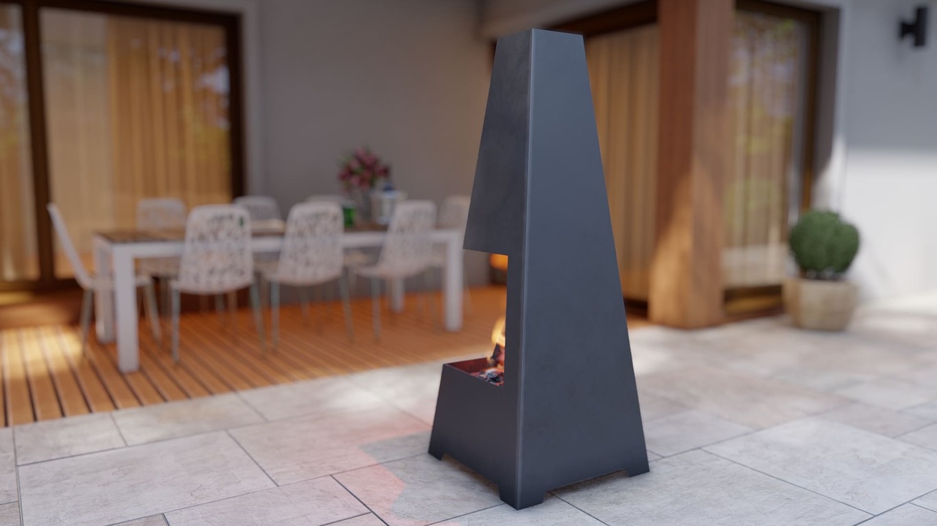 Kominek ogrodowy V4 1600 mm typ 2. Pliki DXF, SVG do cięcia plazmowego i laserowego. Kominek tarasowy. Фото 5