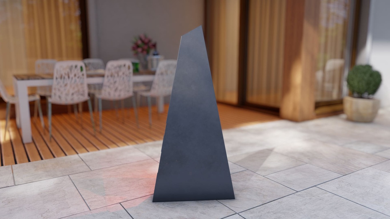 Garden Fireplace V8 47". DXF, SVG files for plasma, laser cutting. Pyramid Fire Pit. Фото 5