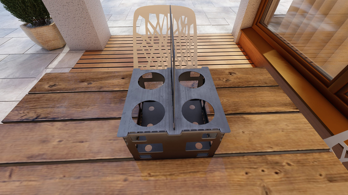 Beer and Soda Holder. DXF, SVG files for plasma, laser cutting. Pack for 500 ml Can. Фото 10