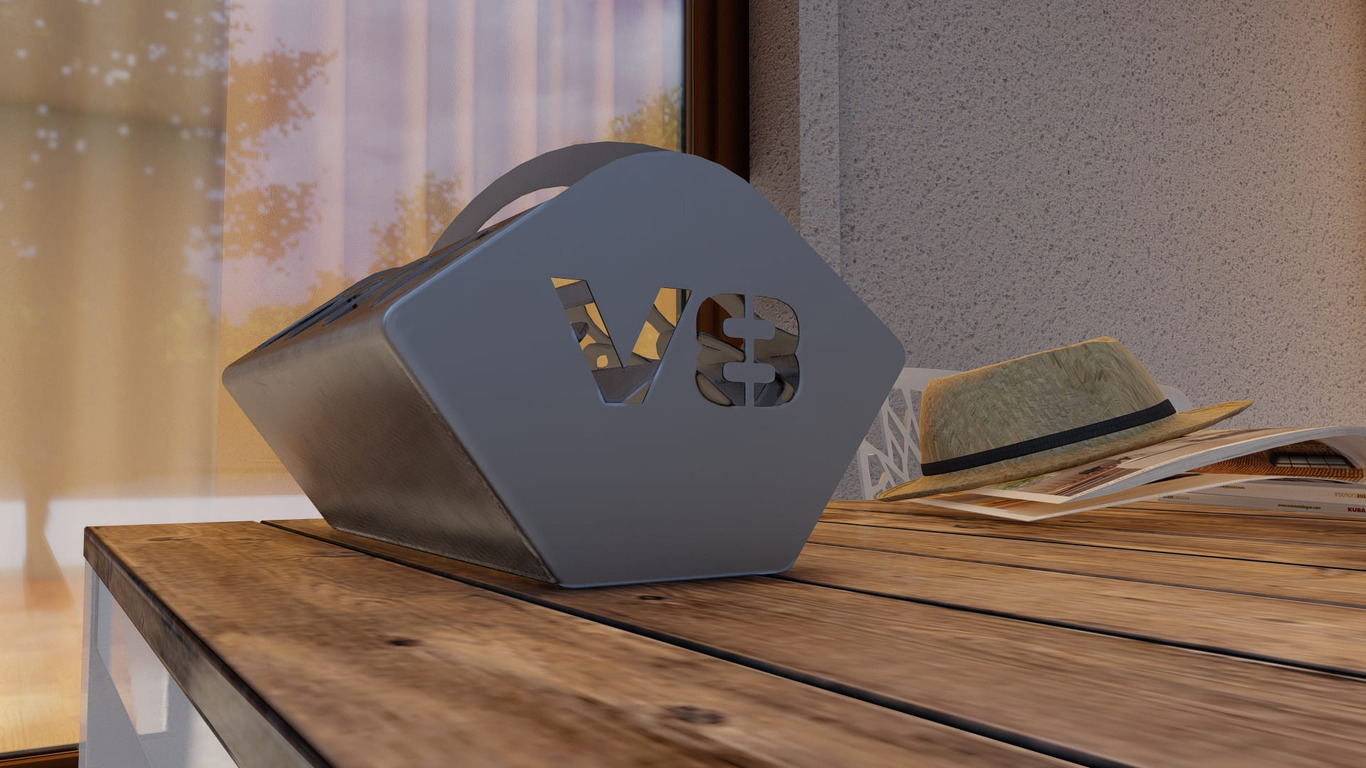 Beer and Soda Holder Engine V8 II. DXF, SVG files for plasma, laser cutting. Box for 330 ml and 500 ml Cans. Фото 9