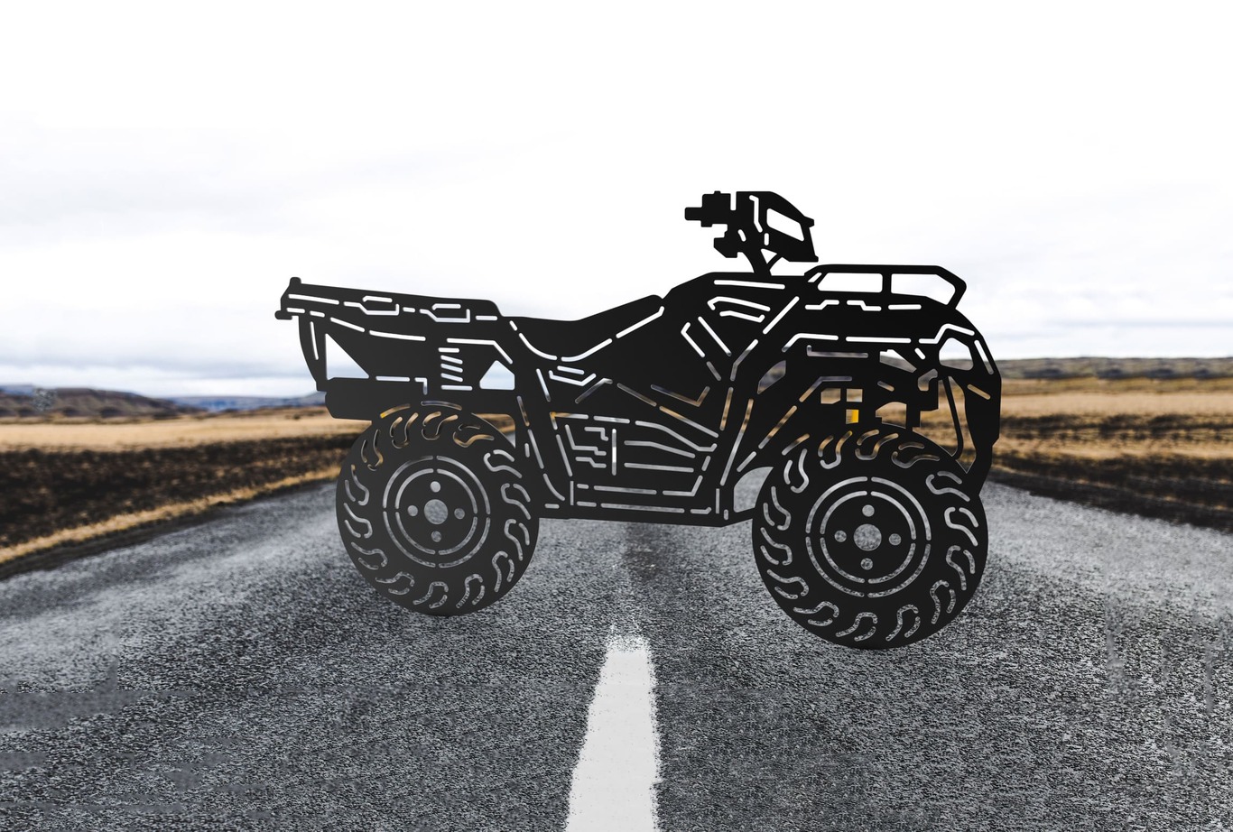 All-Terrain Vehicle. DXF, SVG vector files for CNC, laser and plasma cutting