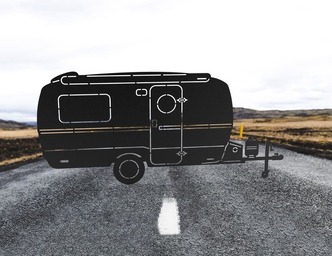 Camper Trailer. DXF, SVG vector files for CNC, laser and plasma cutting