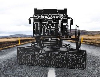 Combine Harvester. DXF, SVG vector files for CNC, laser and plasma cutting