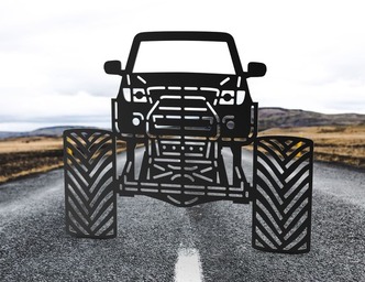 Monster Truck. DXF, SVG vector files for CNC, laser and plasma cutting