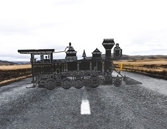 Train Locomotive. DXF, SVG vector files for CNC, laser and plasma cutting