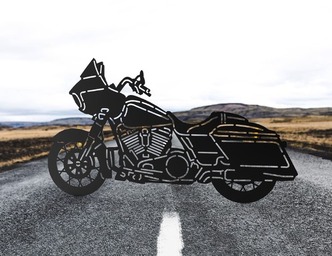 Motorcycle V2. DXF, SVG vector files for CNC, laser and plasma cutting