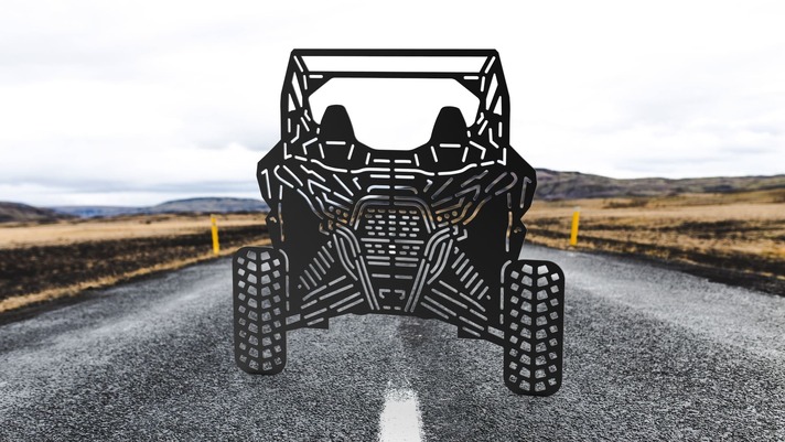 Buggy V1. DXF, SVG vector files for CNC, laser and plasma cutting