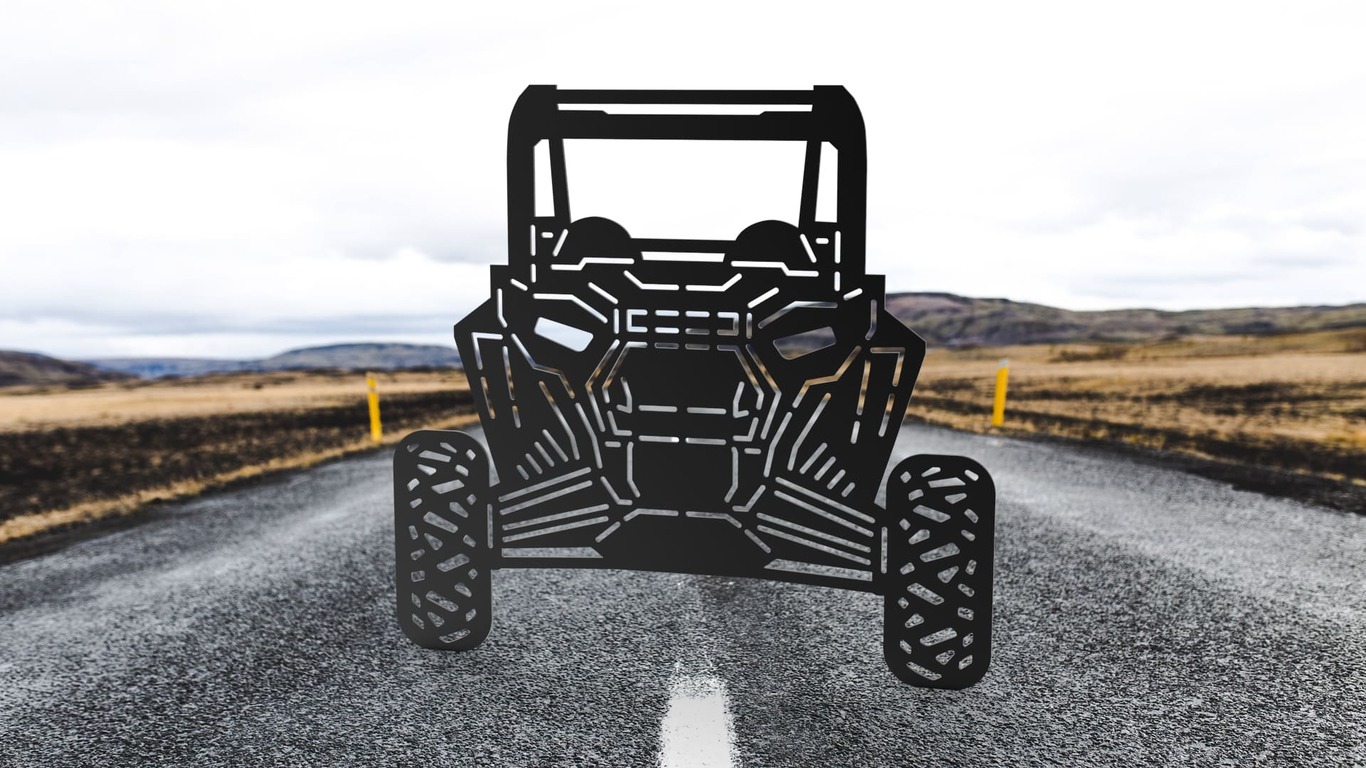 Buggy V2. DXF, SVG vector files for CNC, laser and plasma cutting