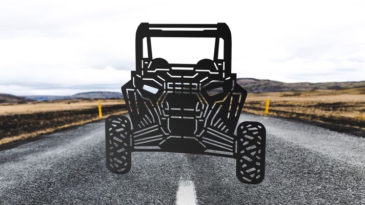 Buggy V2. DXF, SVG vector files for CNC, laser and plasma cutting