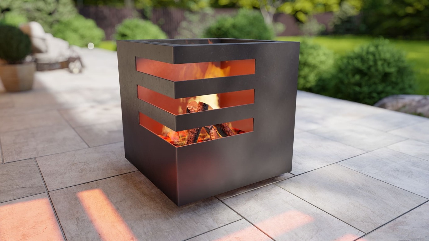 Braciere Cubo Fort. File DXF, SVG per taglio plasma, laser. Фото 4