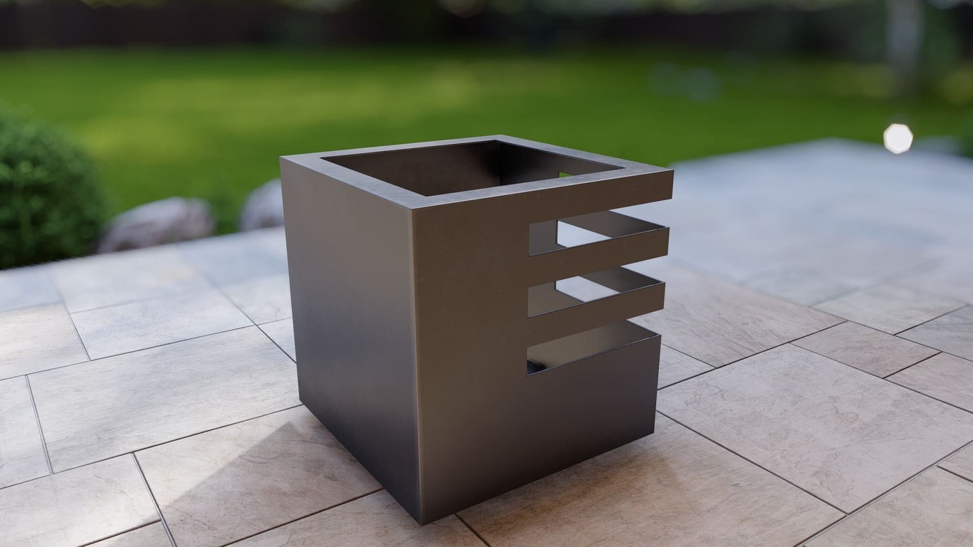 Braciere Cubo Fort. File DXF, SVG per taglio plasma, laser. Фото 10