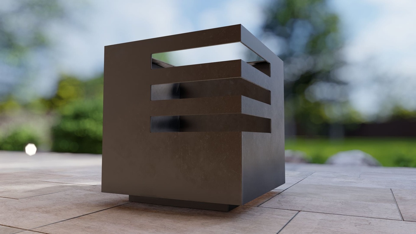 Braciere Cubo Fort. File DXF, SVG per taglio plasma, laser. Фото 11