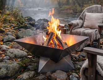 Fusion Fire Pit. DXF, SVG files for plasma, laser cutting