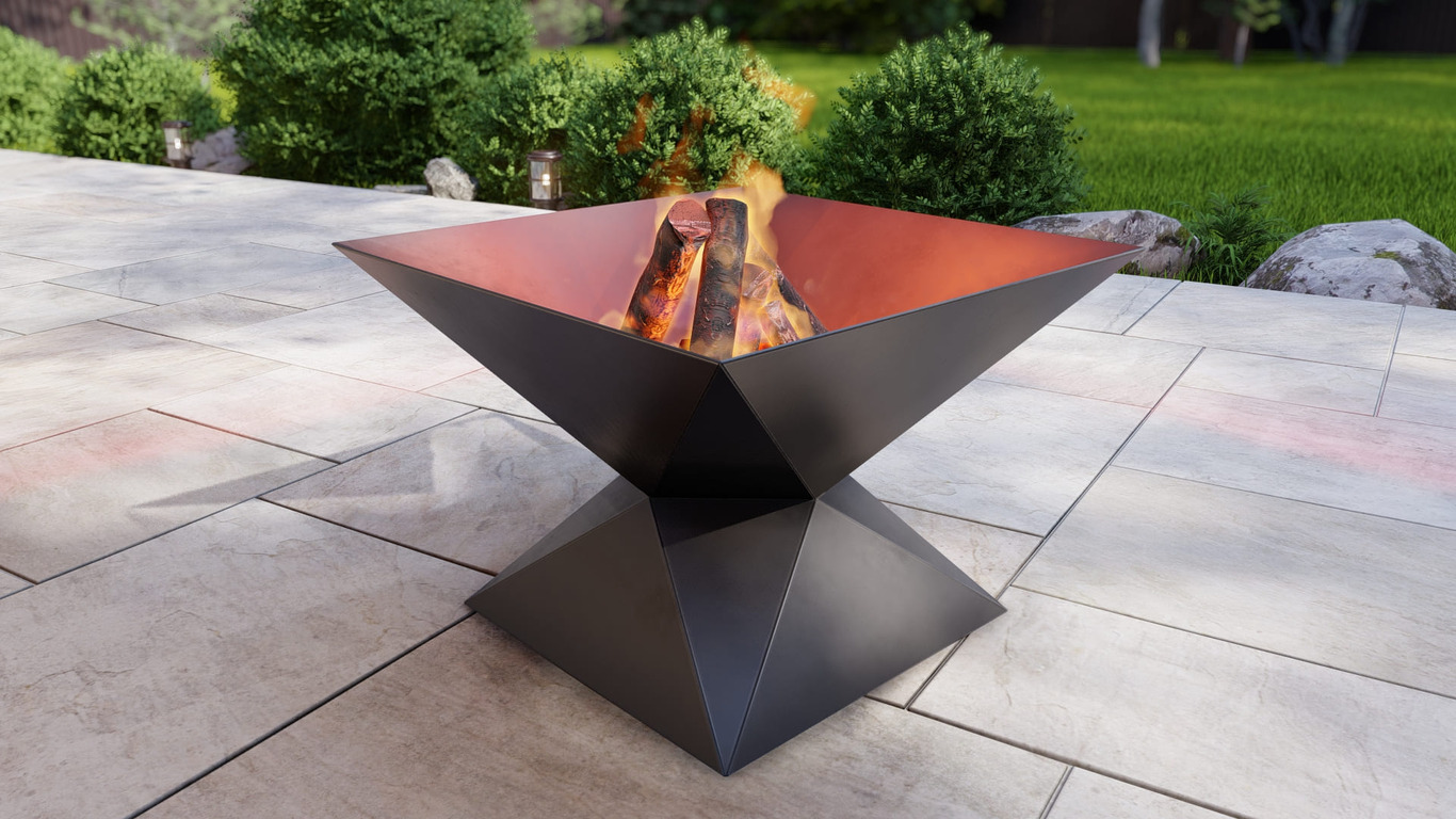 Reflect Fire Pit V1. DXF, SVG files for plasma, laser cutting. Фото 3
