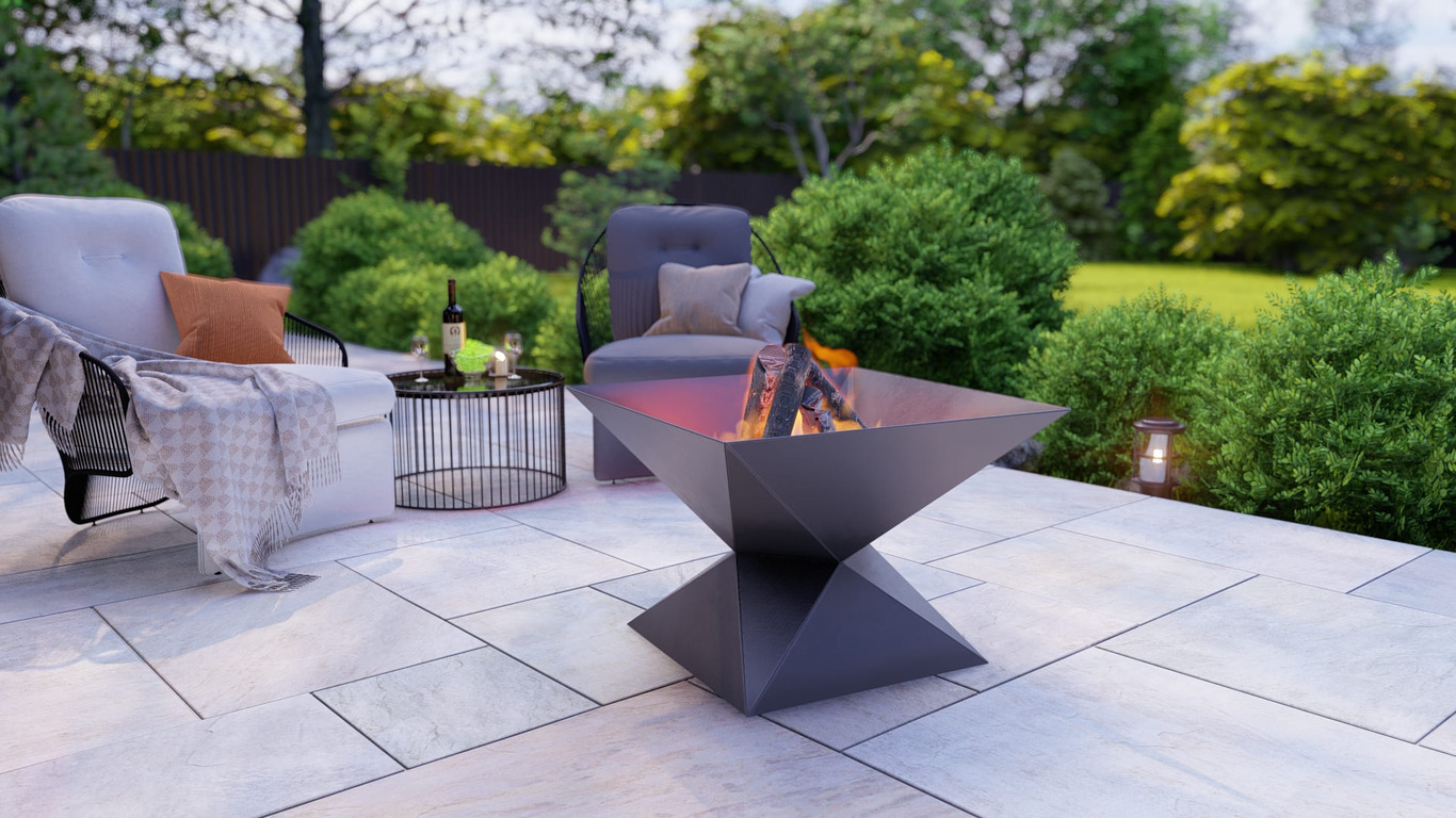 Reflect Fire Pit V1. DXF, SVG files for plasma, laser cutting. Фото 4