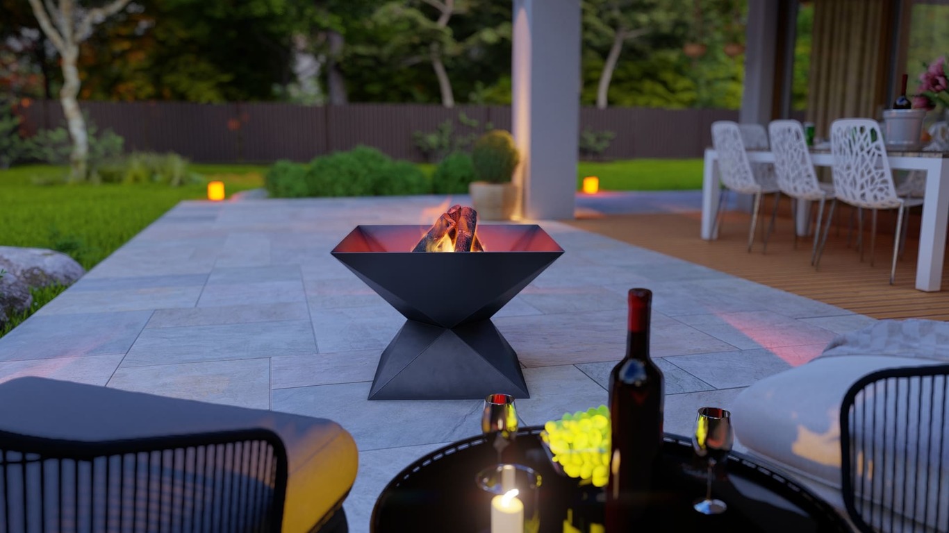 Reflect Fire Pit V1. DXF, SVG files for plasma, laser cutting. Фото 5