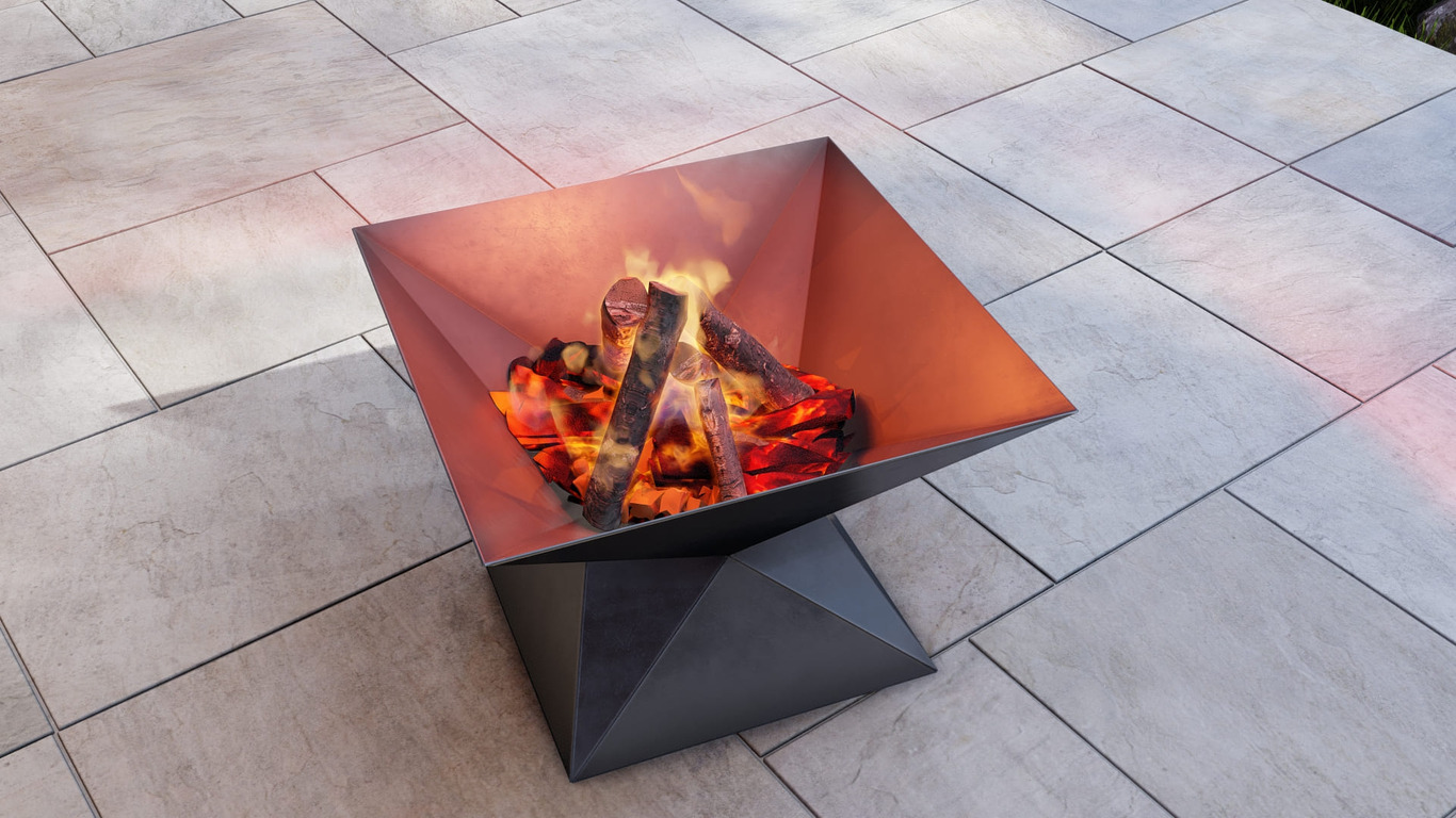 Reflect Fire Pit V1. DXF, SVG files for plasma, laser cutting. Фото 8
