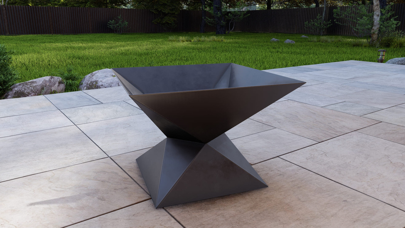 Reflect Fire Pit V1. DXF, SVG files for plasma, laser cutting. Фото 9