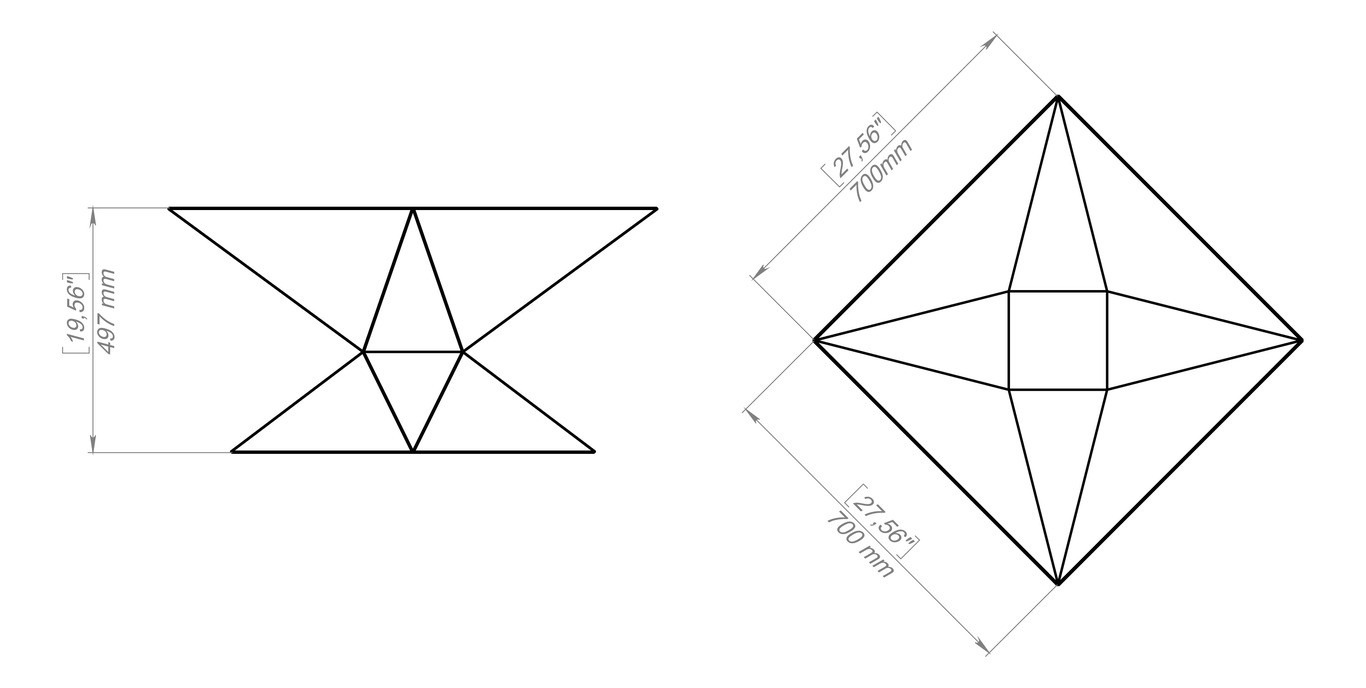 Reflect Fire Pit V1. DXF, SVG files for plasma, laser cutting. Фото 16