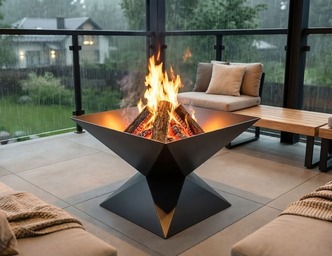 Reflect Fire Pit V1. DXF, SVG files for plasma, laser cutting